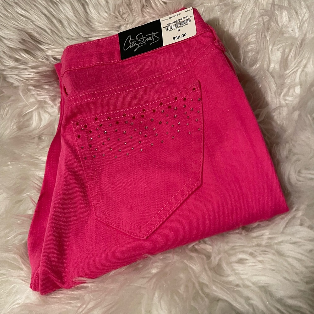 Strawberry Pink Jeans